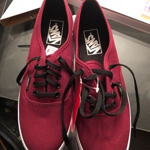 Brand new maroon Vans